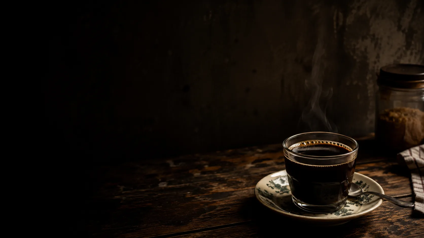 A cup of tubruk pahit